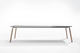 Выдвижной стол с дерев. ножками Köln 240х100