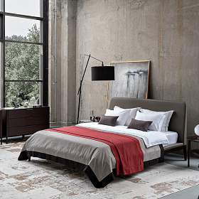 Кровать с решеткой RONDA темный орех V36W1, 176PU