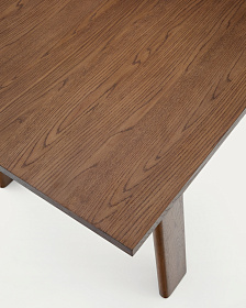 Arlen Раздвижной стол из массива дуба и шпона с отделкой ореха 200(250) 95 см