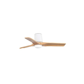 Потолочный вентилятор HEYWOOD TUB S Ш900mm белый/сосна 3P 10W CCT