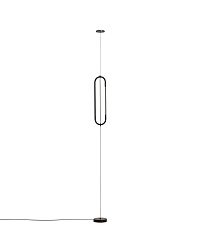 Потолочный светильник Bow из черного алюминия, Ø 16 см