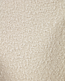 Кресло-качалка Vania из белой ткани букле