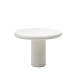 Круглый стол Addaia из белого цемента Ø90 см