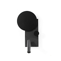 KLEE Бра с ридером справа LED10W черное 3W 2700K DIM