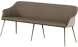 Скамейка со спинкой  Kedua Dual fabric  200