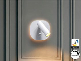 Biblos Бра с ридером белый