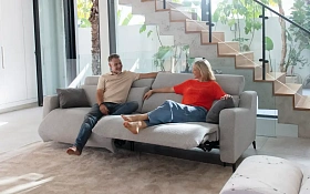 Диван Berlin 2-х местный с реклайнером BV1+2MR+BV2