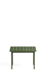 Уличный столик Maurina из зеленой стали с плиткой зеленого цвета 81 x 51 см