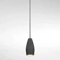 Подвесной светильник Pleat Box 13 черно-золотой