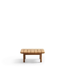 Журнальный столик Turqueta из массива тикового дерева, 70 x 70 см