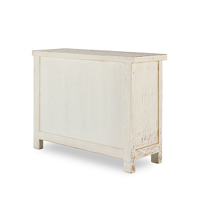 Деревянный комод с белой отделкой Lilos