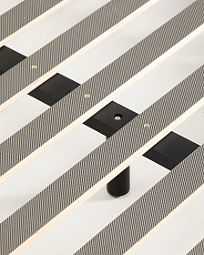 Основание кровати Norlen из орехового шпона с темной отделкой для матраса 180 x 200