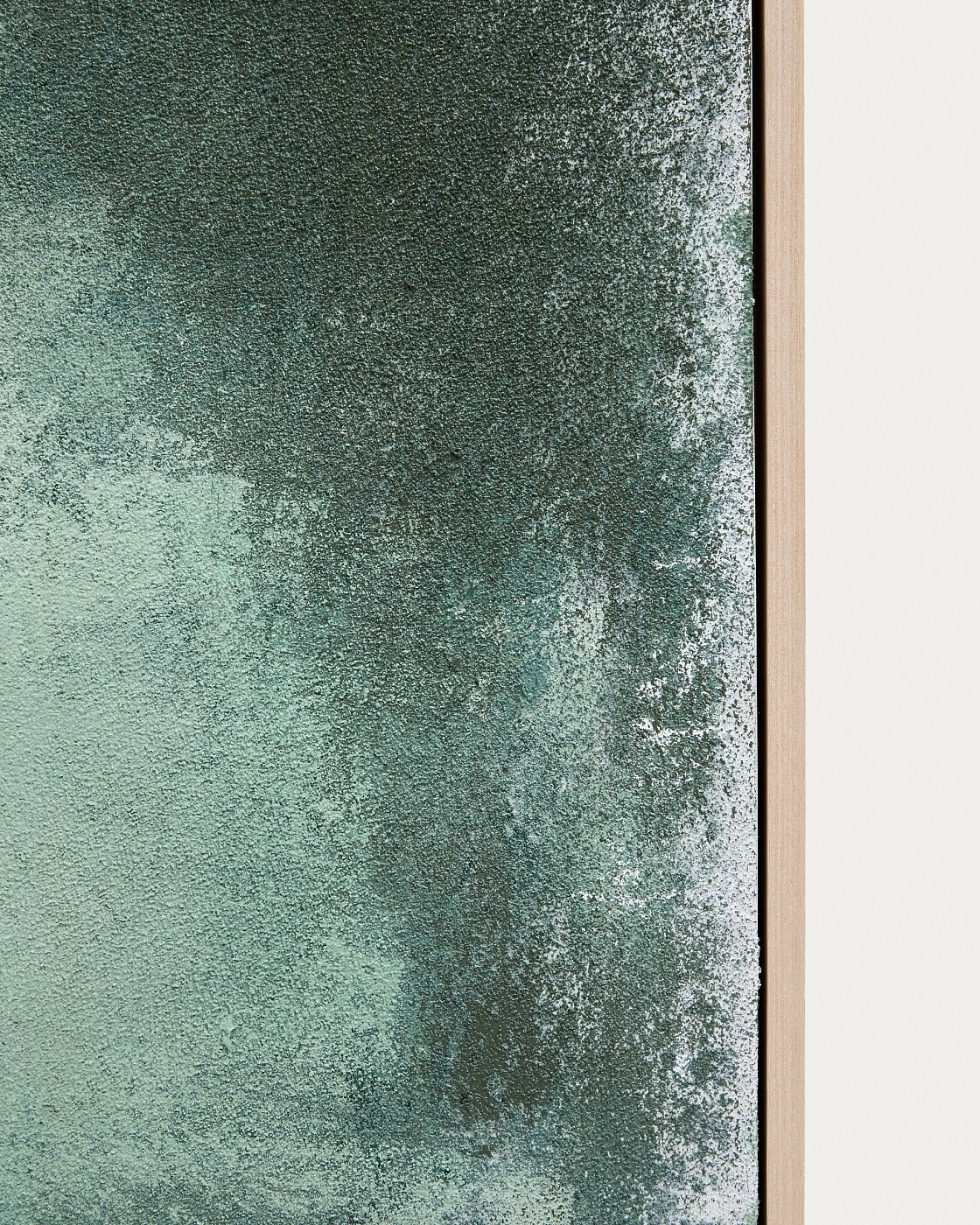 Абстрактная картина Selnar зеленая 60 x 90 см