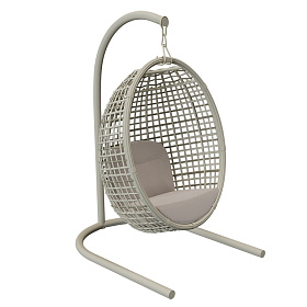 Подвесное кресло Dynasty OFF WHITE mushroom с основанием 2900