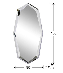 Зеркало London сталь