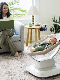 Кресло-качалка UPPAbaby Mamaroo Charlie - Sand Melange