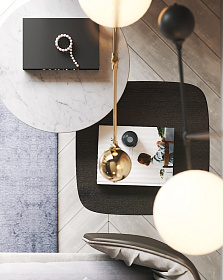 Приставной столик Flamingo 2 Glossy Ebony