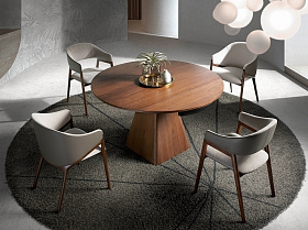 Стул 4091/ACH20070 с обивкой из ткани и экокожи