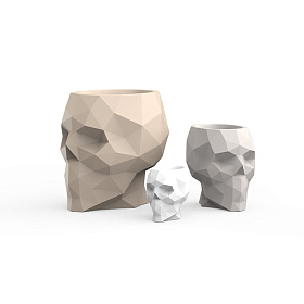 Кашпо Skull 75x57x70