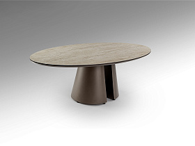 Samara Приставной столик цвет каменный/коричневый