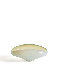 Ваза Nodila из белого стекла, 23 x 16,5 см