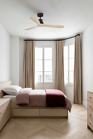 Вентилятор LANTAU L DC коричневый/сосна