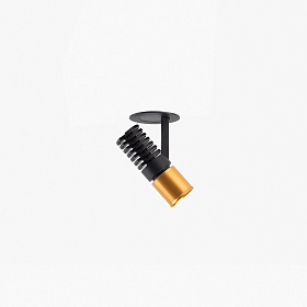 UNO черный/золотой встраиваемый проектор pulldown 8 Вт 24° 2700 К CRI90