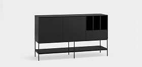 Сервант Platt 2D1Dr черный