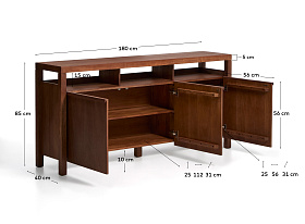 Комод Norani из массива акации, 180 x 85 см