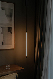 Подвесной светильник LUMINA 600 1L черный LED 12W 2200K DALI