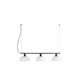 Белый линейный подвесной светильник Tatawin M 3xE27