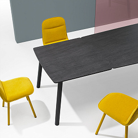 Выдвижной стол с метал. ножками Köln 180х90