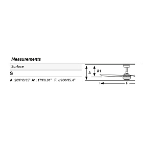 Потолочный вентилятор MINI PUNT S Ш900mm белый 3 P светлое дерево 10W CCT