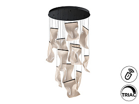 Velos Люстра 13L черная DIMABLE