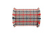 Подушка-ролл GL Tartan синяя большая
