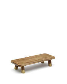 Небольшая сервировочная доска Sataya из 100% древесины акации FSC