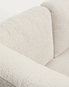 Трехместный диван Nerano из алюминия серо-коричневого цвета, 208 см