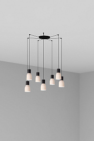 Подвесной светильник Kombo бежевый Ø120 7L