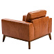 Кресло из кожи KF1016-1P /5036 светло-коричневое