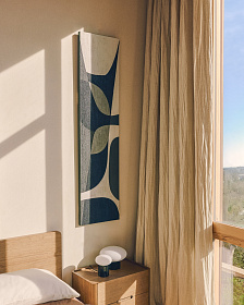 Абстрактная черно-белая картина Onure, 45 x 180 см