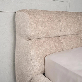 Кровать с решеткой Wanda 180*200 ткань Genesis 3 dove