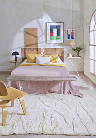 Шерстяной стираемый ковер Enkang слоновая кость 170*240