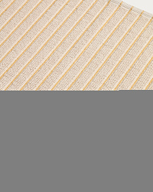 Хлопковый коврик для ванной Merade с желтыми полосками, 50 x 80 см