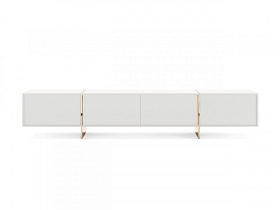 Тумба под ТВ RHAPSODY 1 White/Gold Stainless