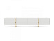 Тумба под ТВ RHAPSODY 1 White/Gold Stainless