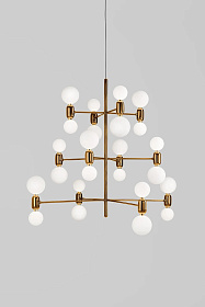 Подвестная Люстра ABALLS CHANDELIER 12 золотая