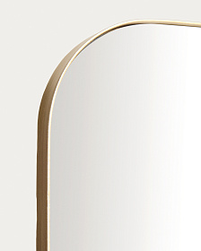 Зеркало Marco из золотого металла 80 x 180 см