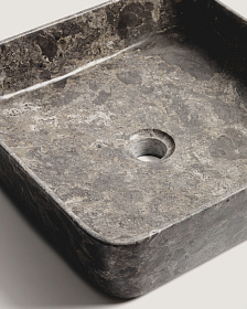 Раковина Darnen из серого мрамора 40 x 40 см