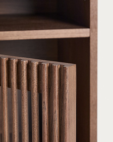 Прикроватная тумбочка Beyla из ясеня с отделкой под орех