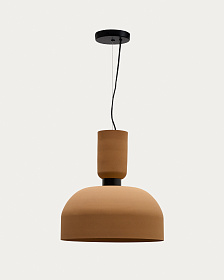 Подвесной светильник Nibla из металла с терракотовым эффектом Ø40см